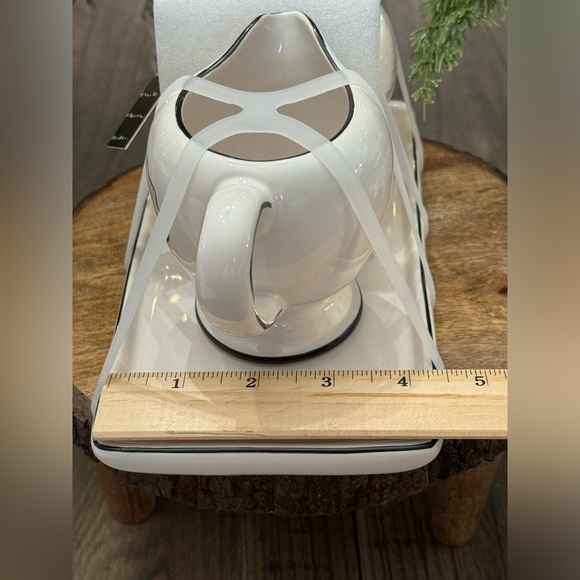 ✨ Brand NEW w/Tags Rae Dunn Cream and Sugar Set w/Tray ✨ - Picture 13 of 14